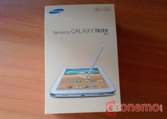 samsung Galaxy Note 8 package